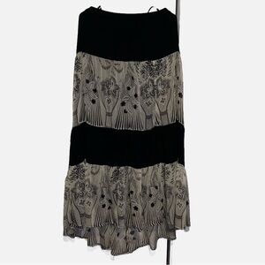 Young Threads Floral Maxi Skirt